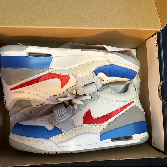 Air Jordan Legacy 312 Low white/university red w/box - Picture 1 of 6